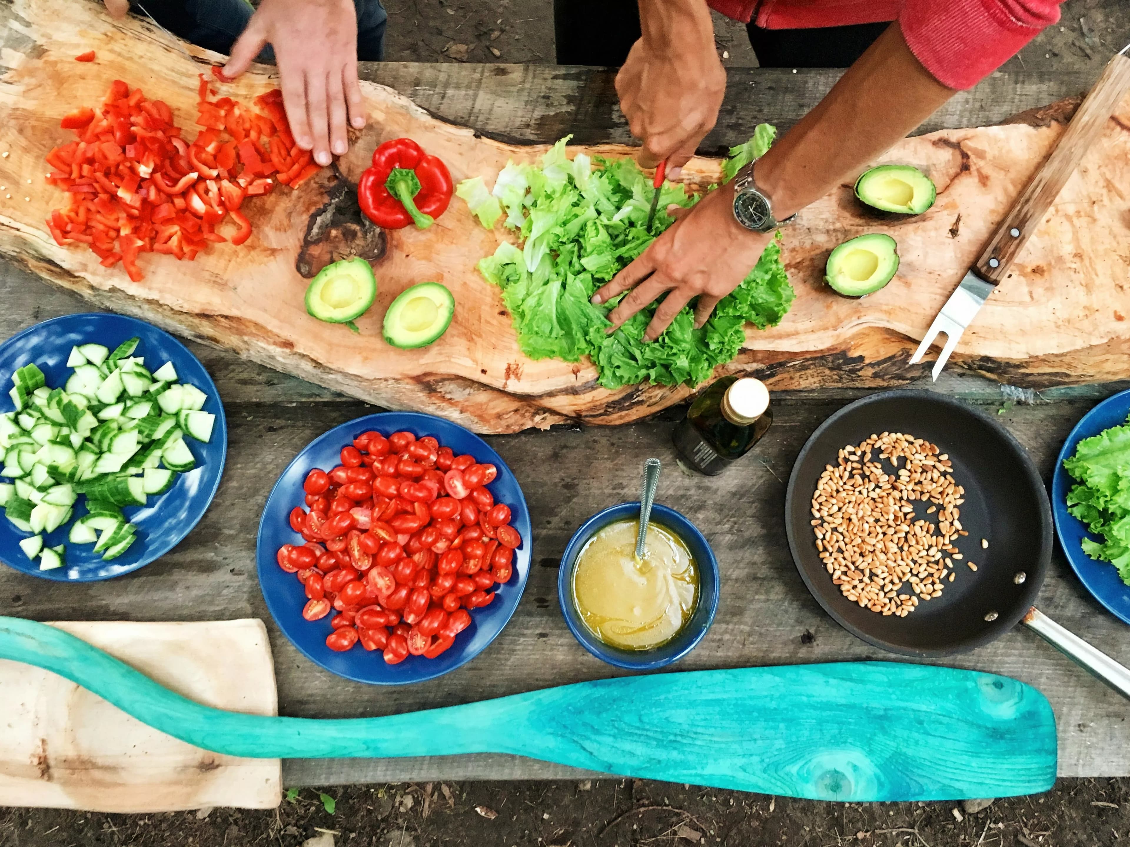 Fresh Ingredients for costa Rica cooking class